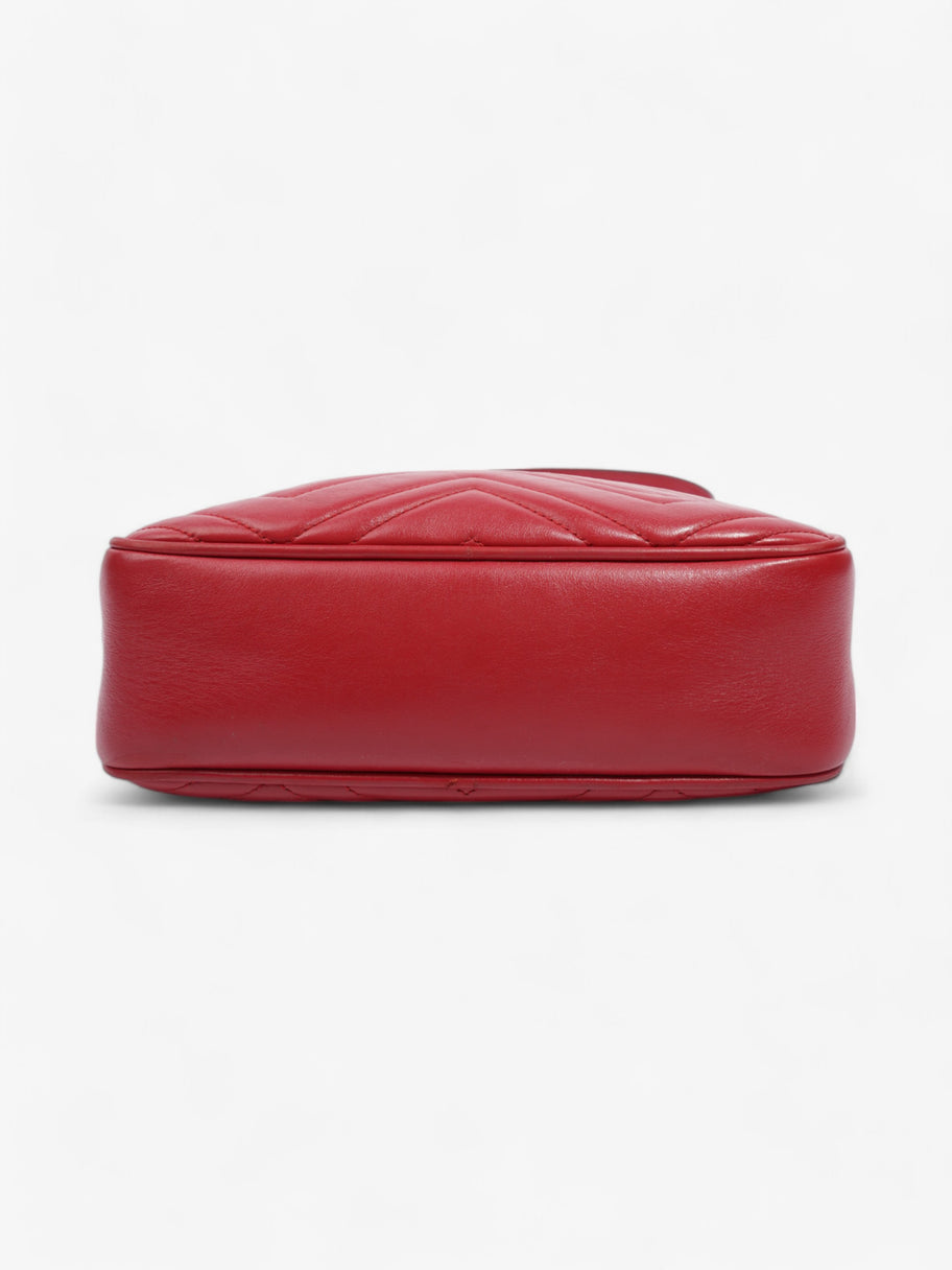 Gucci Marmont Red Matelasse Leather Small Image 6