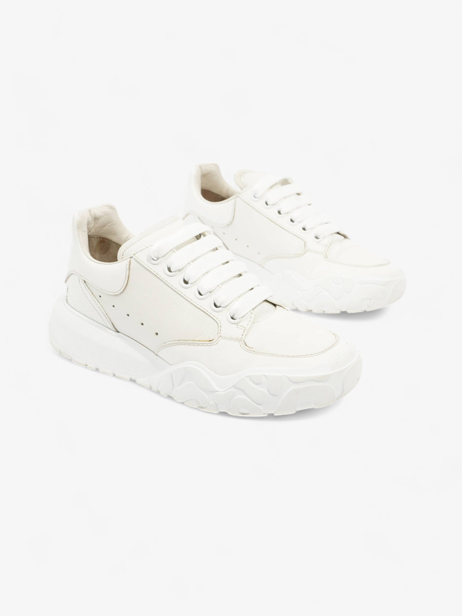 Oversized Court Sneaker White Leather EU 37.5 UK 4.5 Image 2