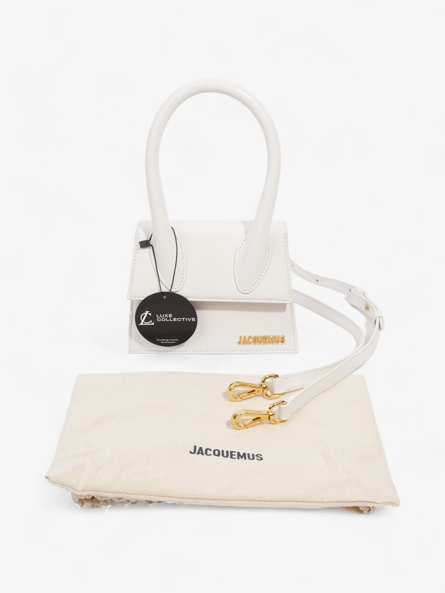 Jacquemus Le Chiquito Moyen White Leather Image 9