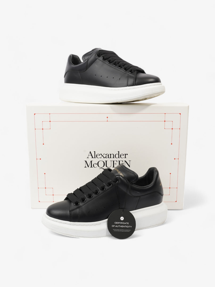 Alexander McQueen Oversized Sneakers Black Leather EU 38 UK 5 Image 10