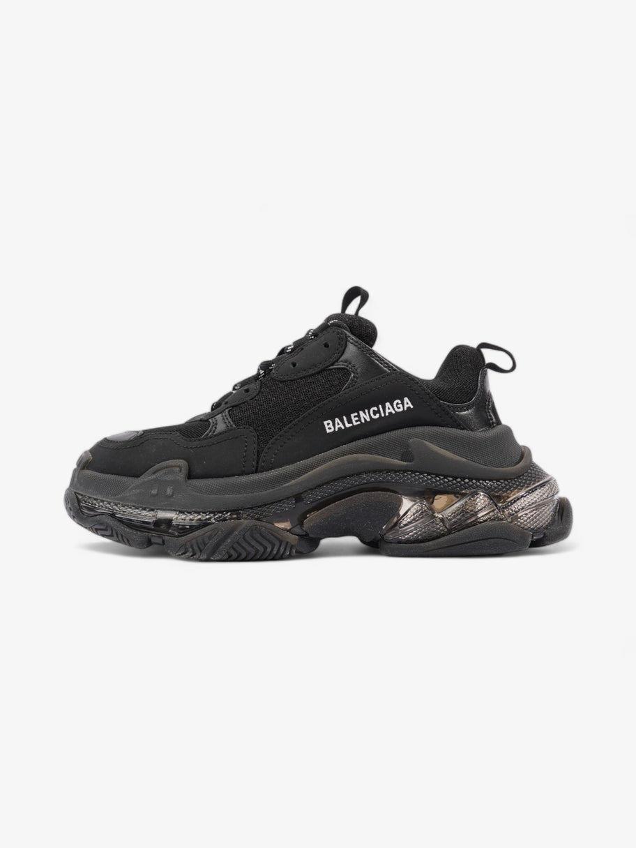 Balenciaga Triple S Clear Sole Black / White Mesh EU 37 UK 4 Image 5