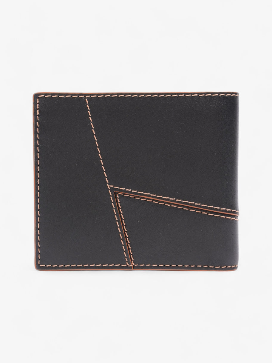 Loewe Puzzle Stitches Bifold Wallet Black / Brown Calfskin Leather Image 2