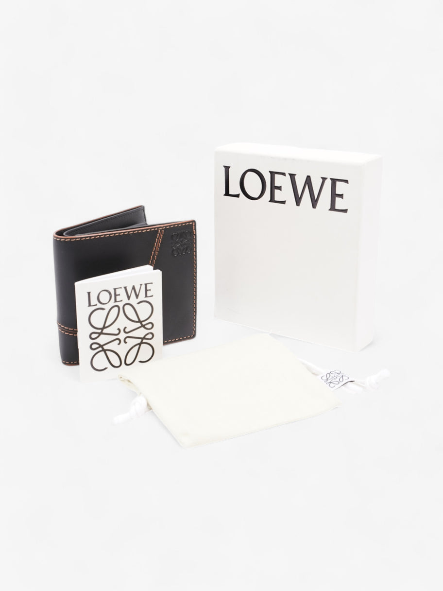 Loewe Puzzle Stitches Bifold Wallet Black / Brown Calfskin Leather Image 7