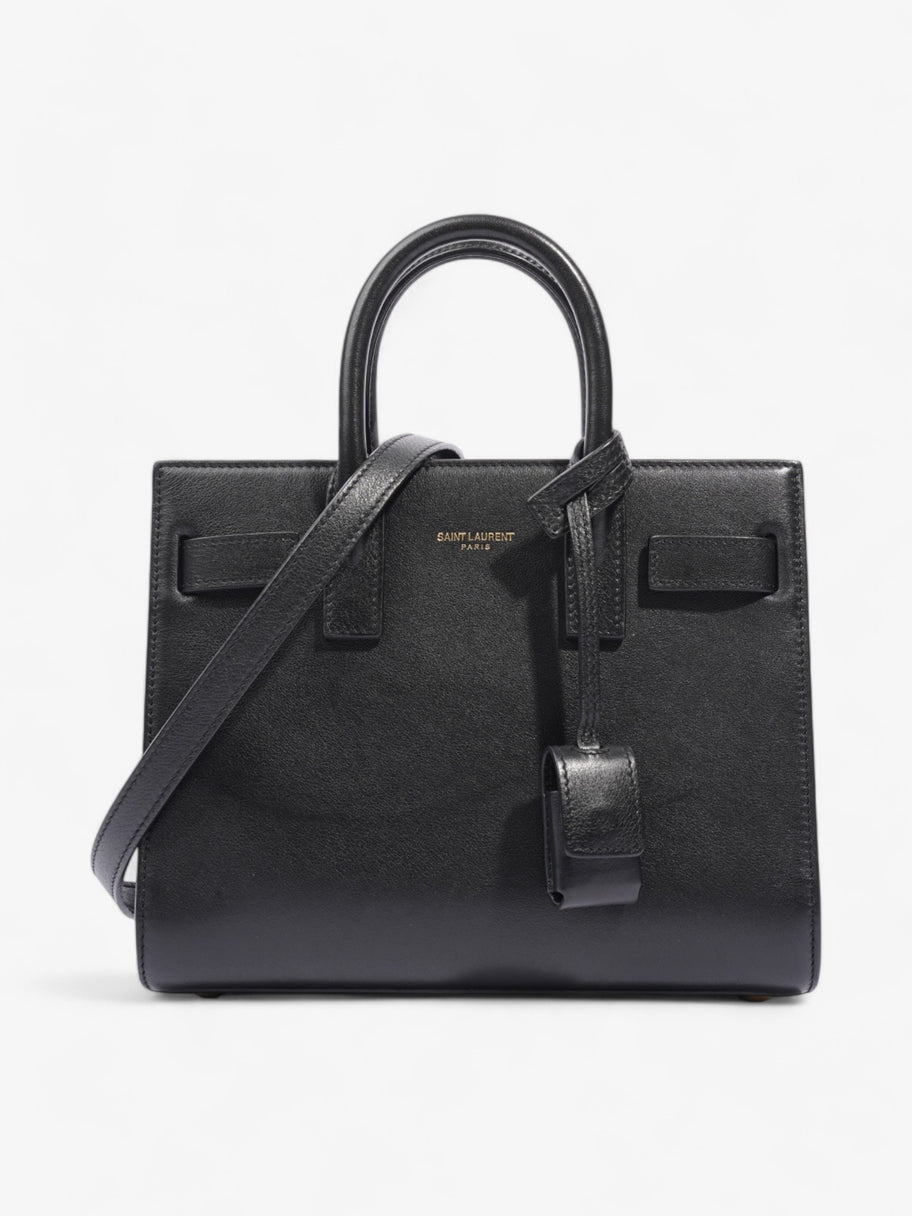 Saint Laurent Sac De Jour Black Leather Nano Image 1