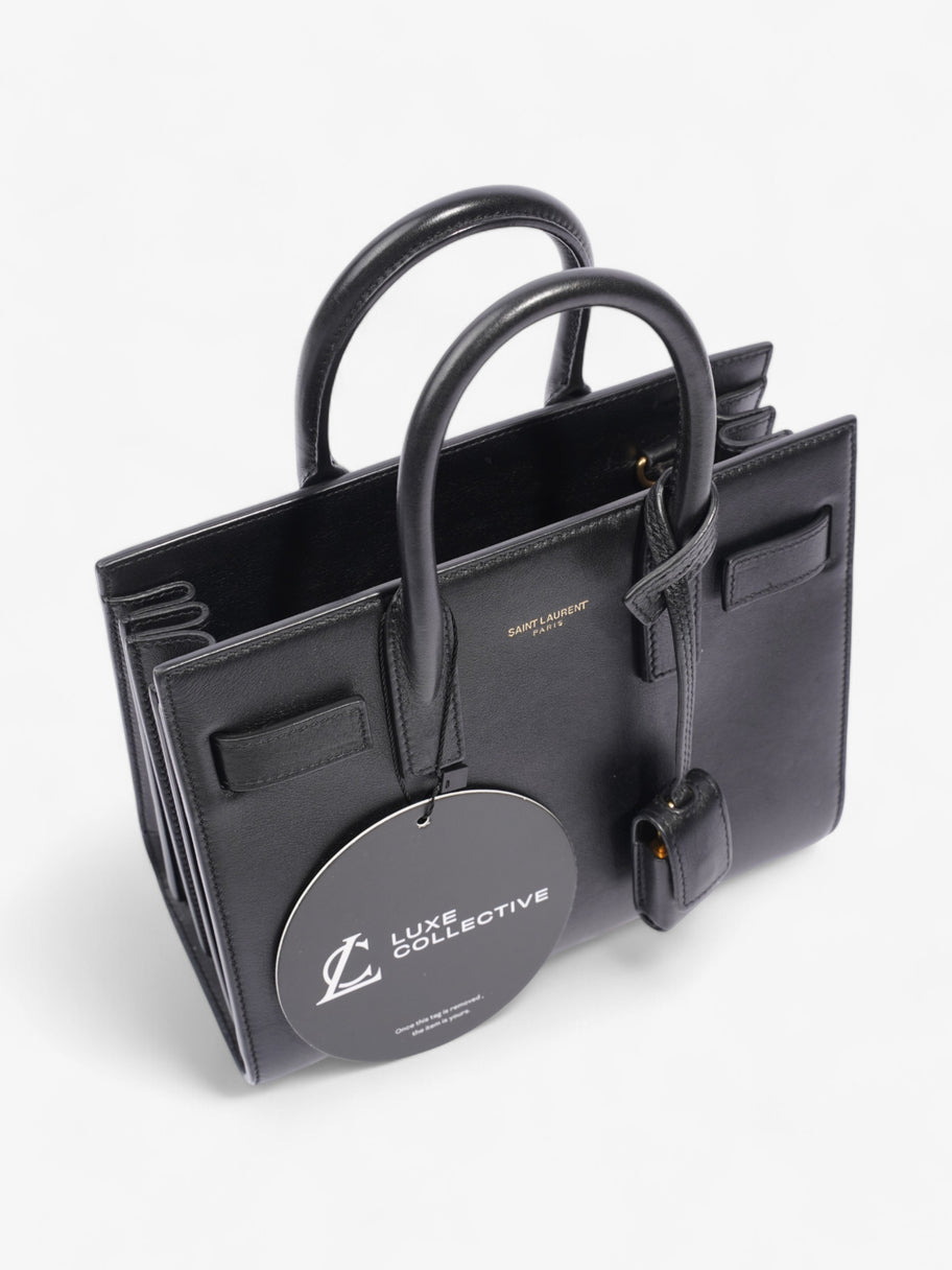 Saint Laurent Sac De Jour Black Leather Nano Image 8