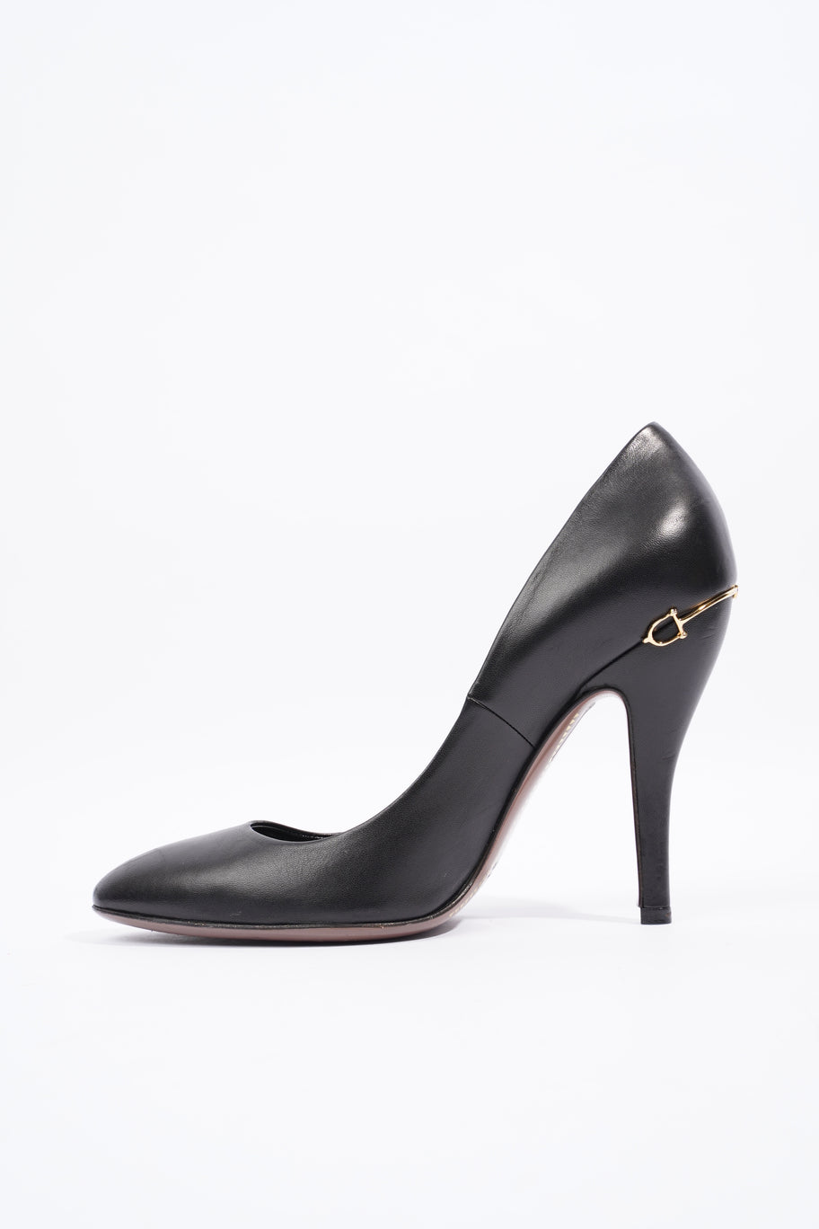 Charlotte Pumps 100 Black Leather EU 38.5 UK 5.5 Image 3