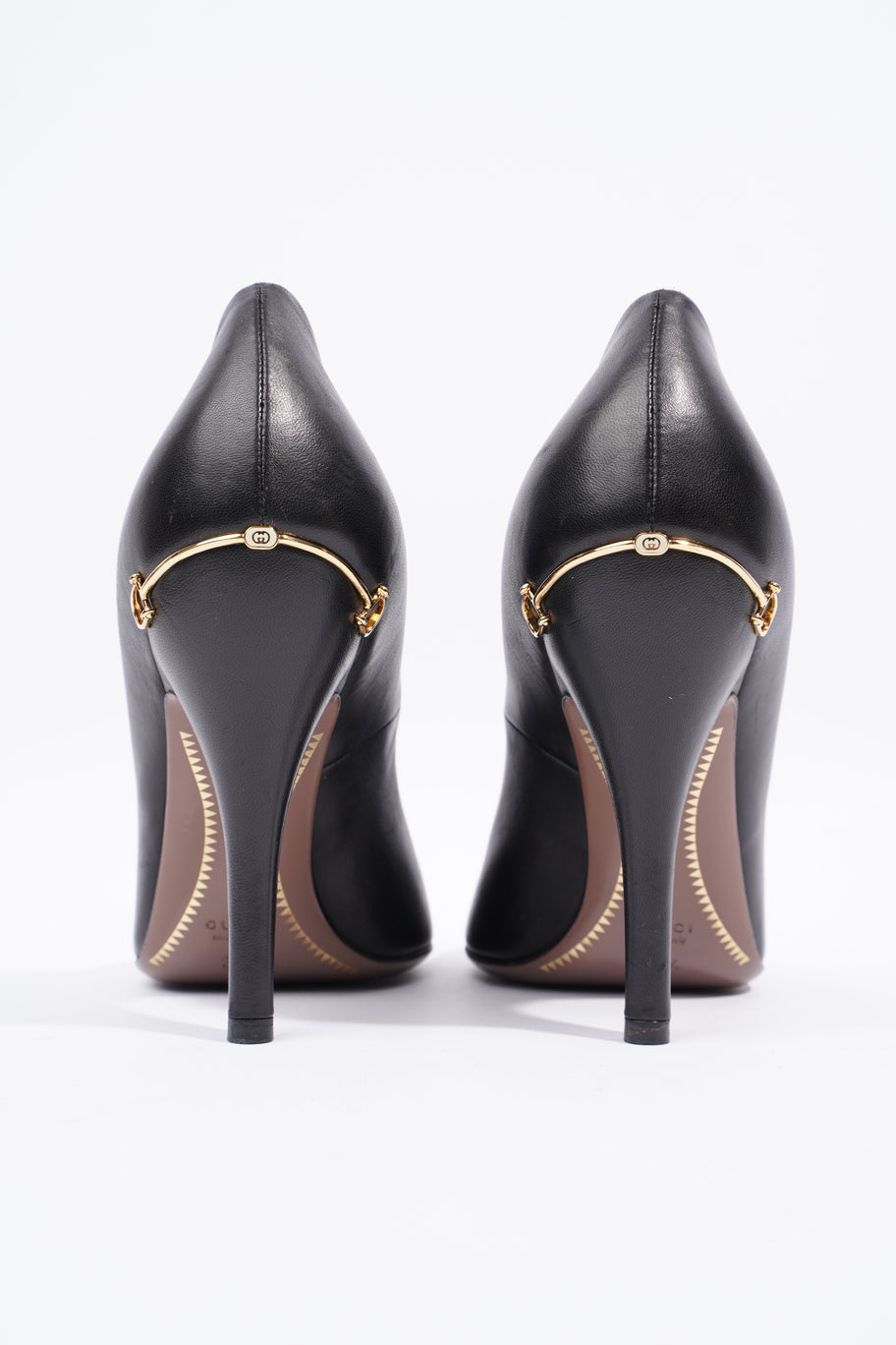 Charlotte Pumps 100 Black Leather EU 38.5 UK 5.5 Image 6