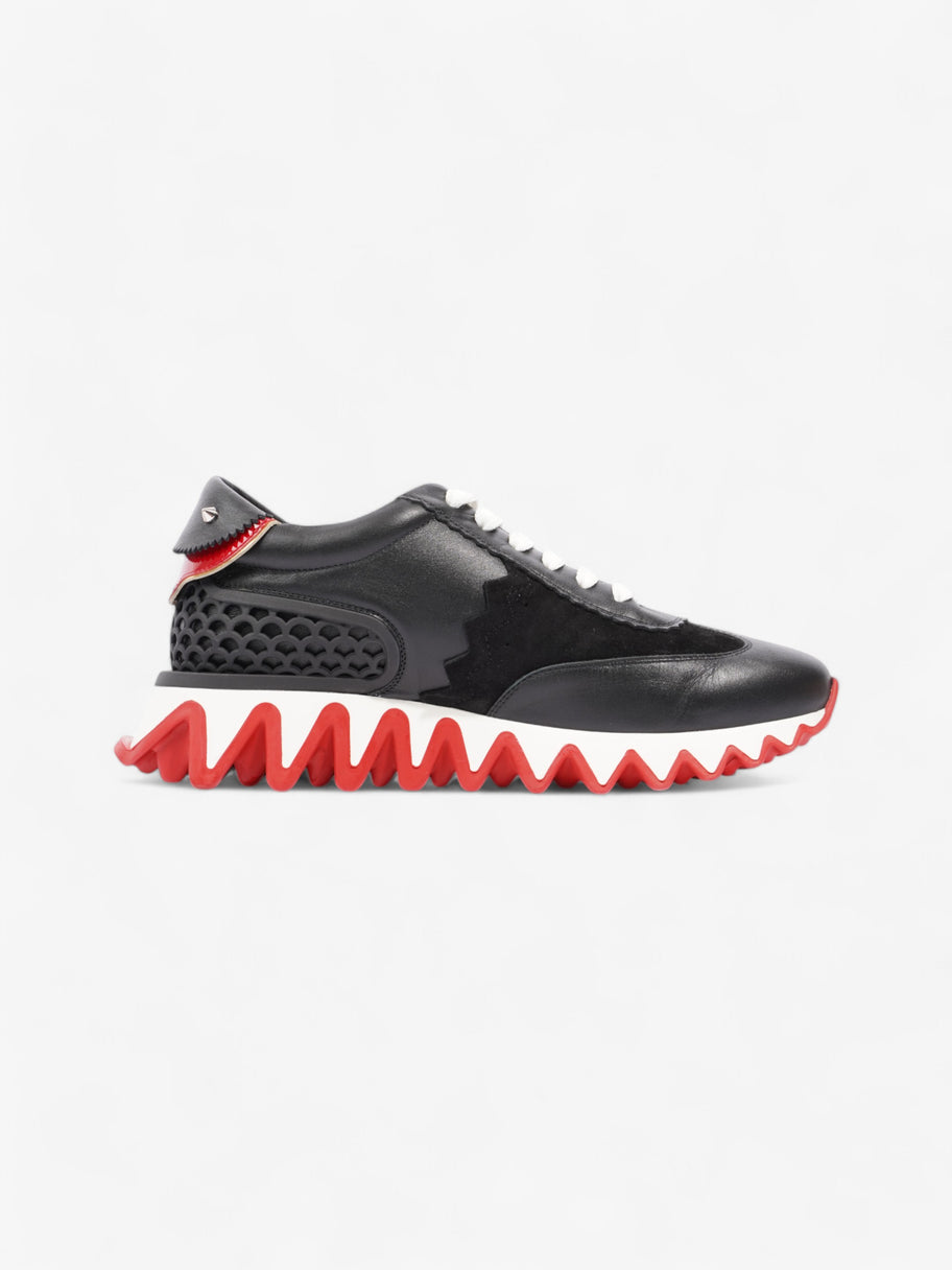 Christian Louboutin Loubi Shark Black / White / Red Calfskin Leather EU 37 UK 4 Image 4