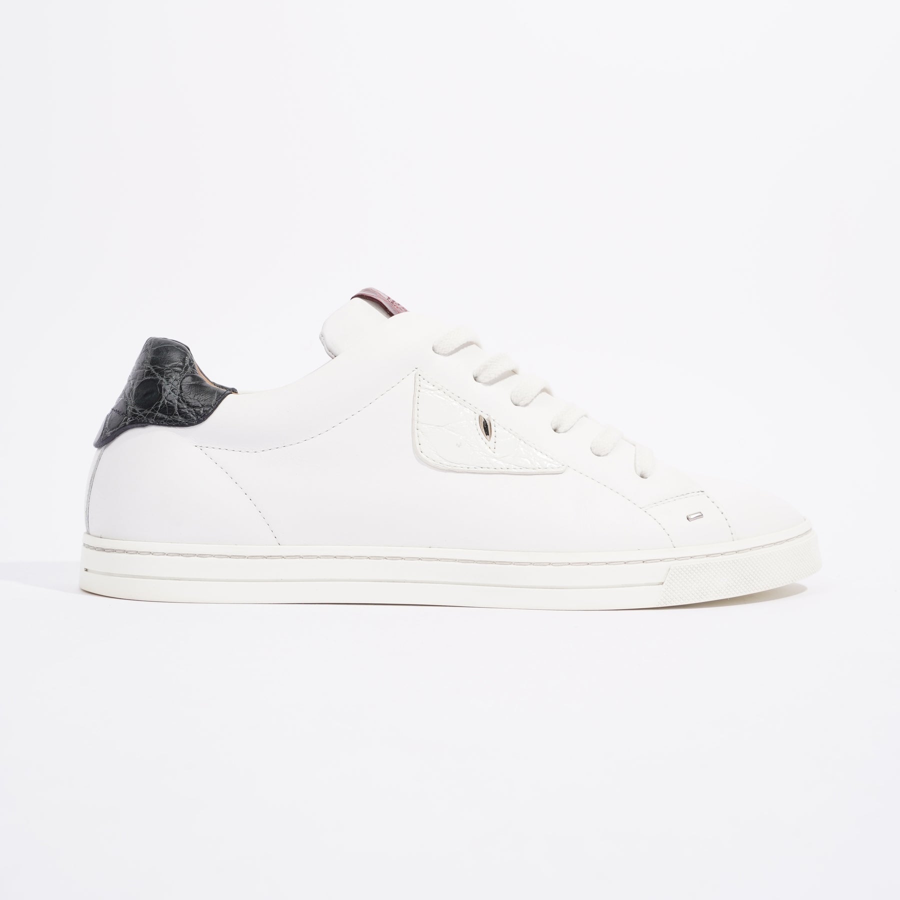 Fendi white leather on sale sneakers