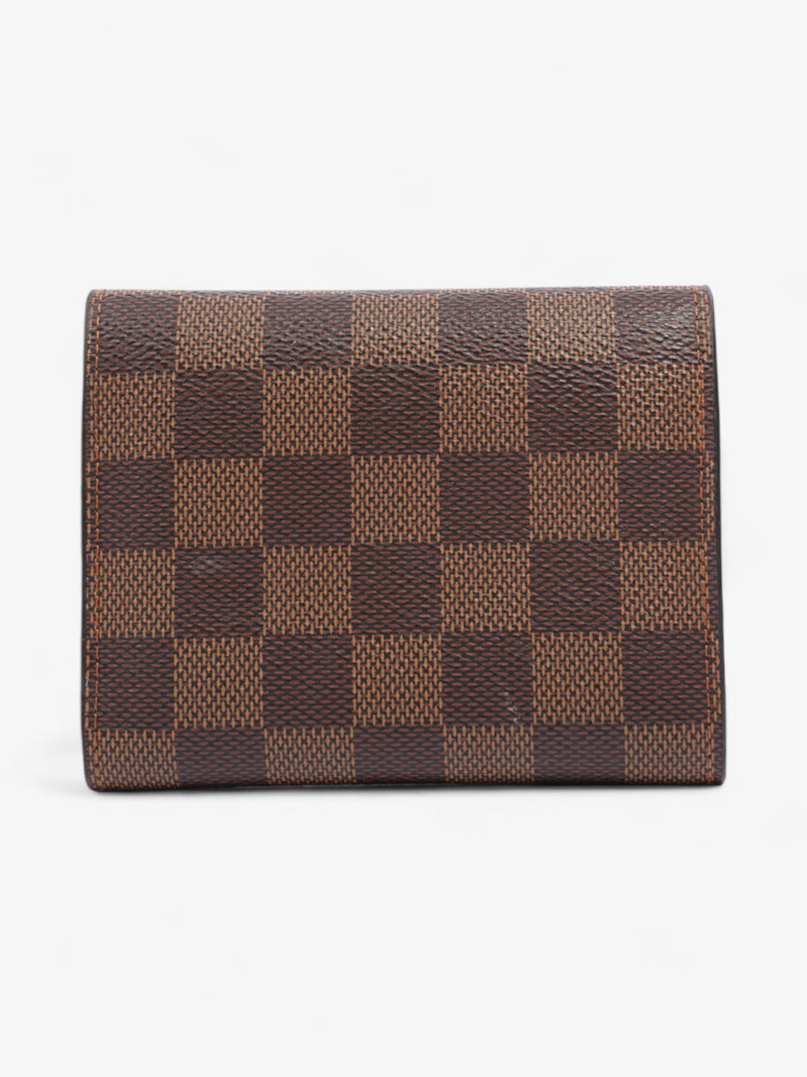 Louis Vuitton Victorine Wallet Damier Ebene / Red Canvas Image 2