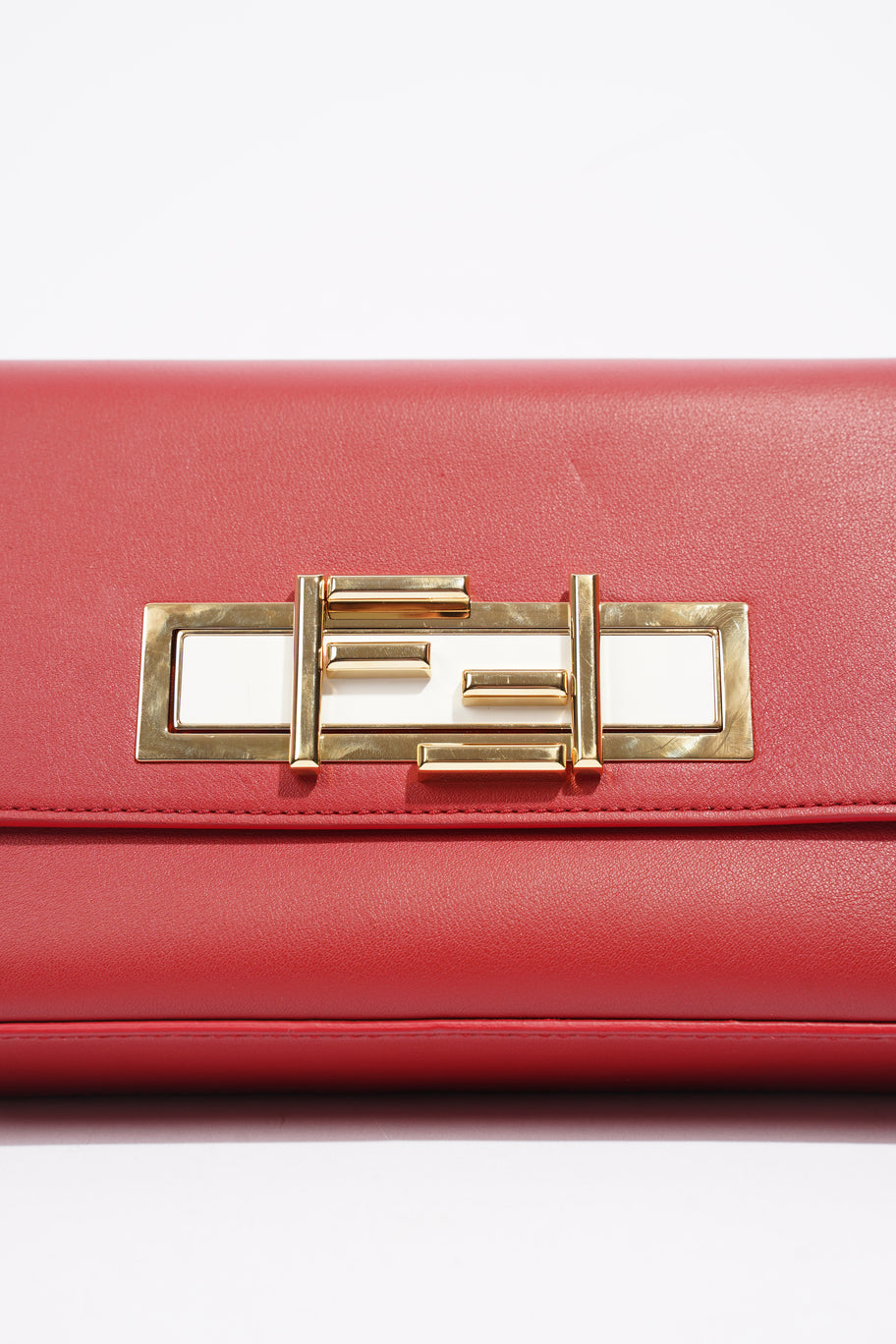 Baguette Bag Red Leather Image 3