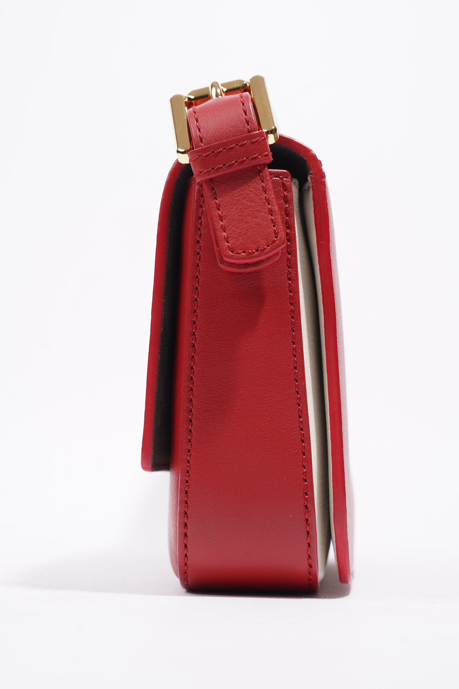 Baguette Bag Red Leather Image 4