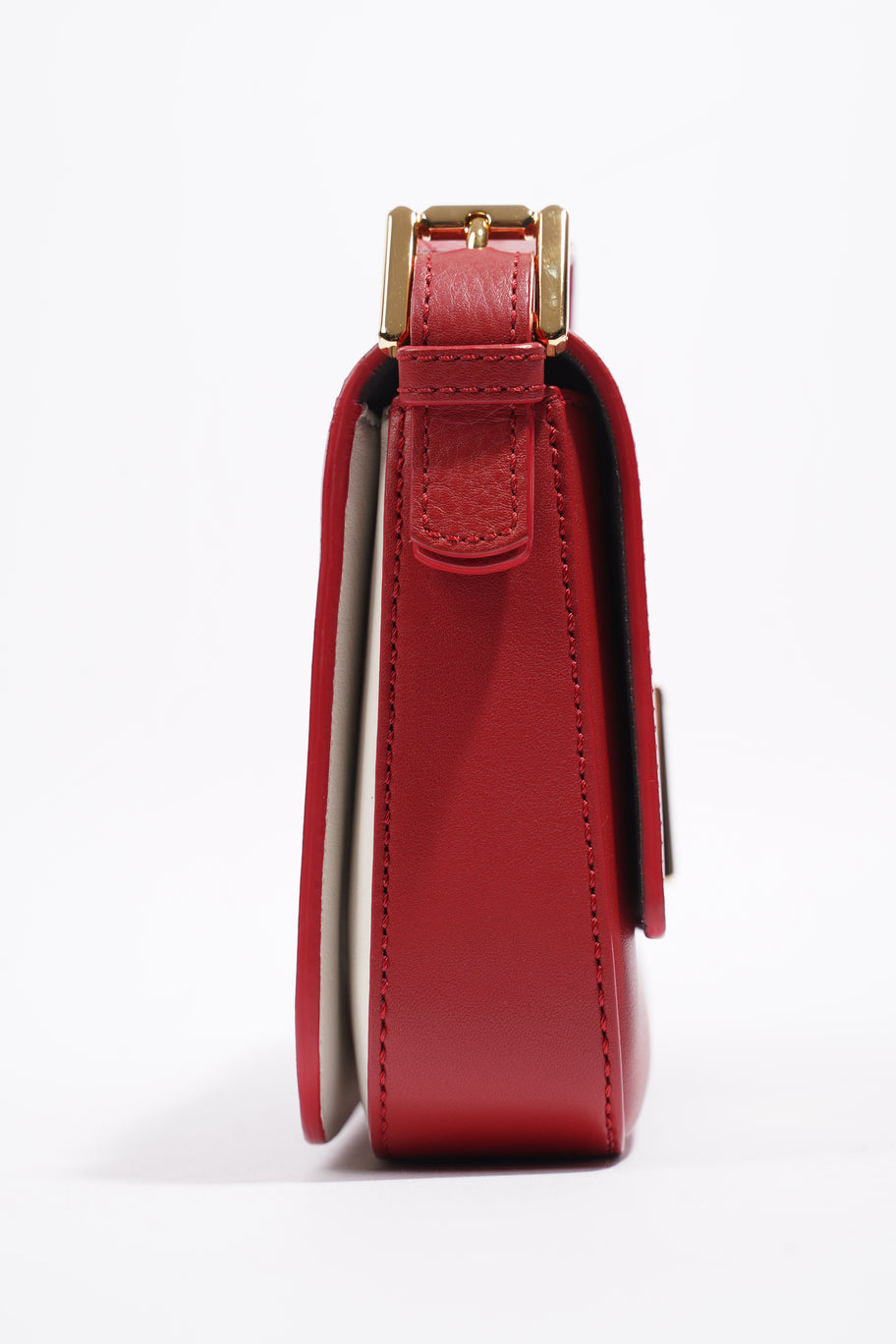 Fendi Baguette Bag Red Leather Image 6