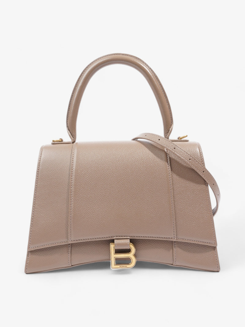  Balenciaga Hourglass Taupe Leather Medium