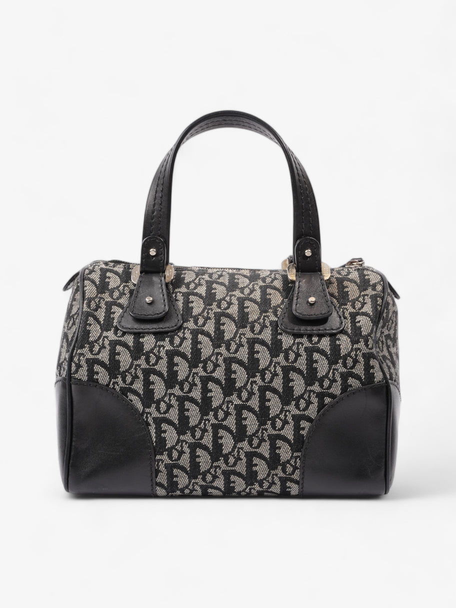 Christian Dior Boston Black Diorissimo Canvas Small Image 4