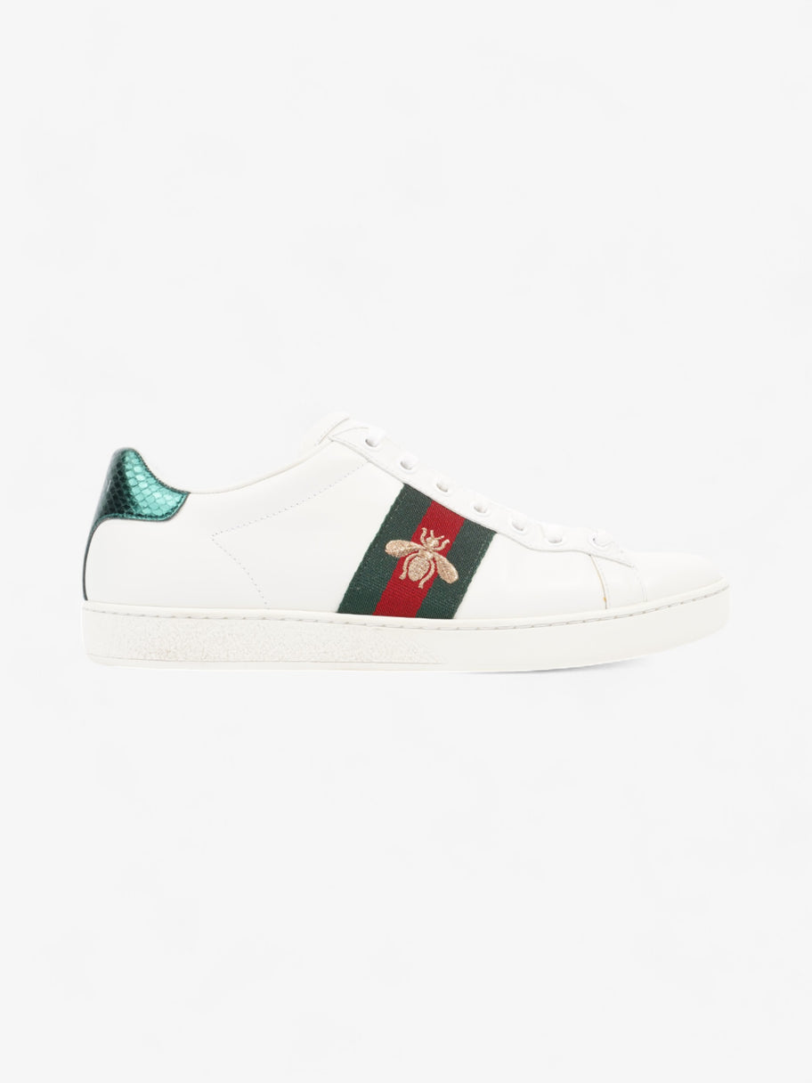 Gucci Ace Sneakers with Bee White / Green / Red Leather EU 38 UK 5 Image 1