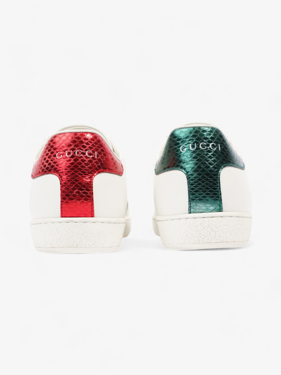 Gucci Ace Sneakers with Bee White / Green / Red Leather EU 38 UK 5 Image 6