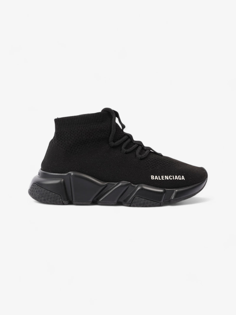  Balenciaga Speed Lace Up Black Cotton EU 37 UK 4