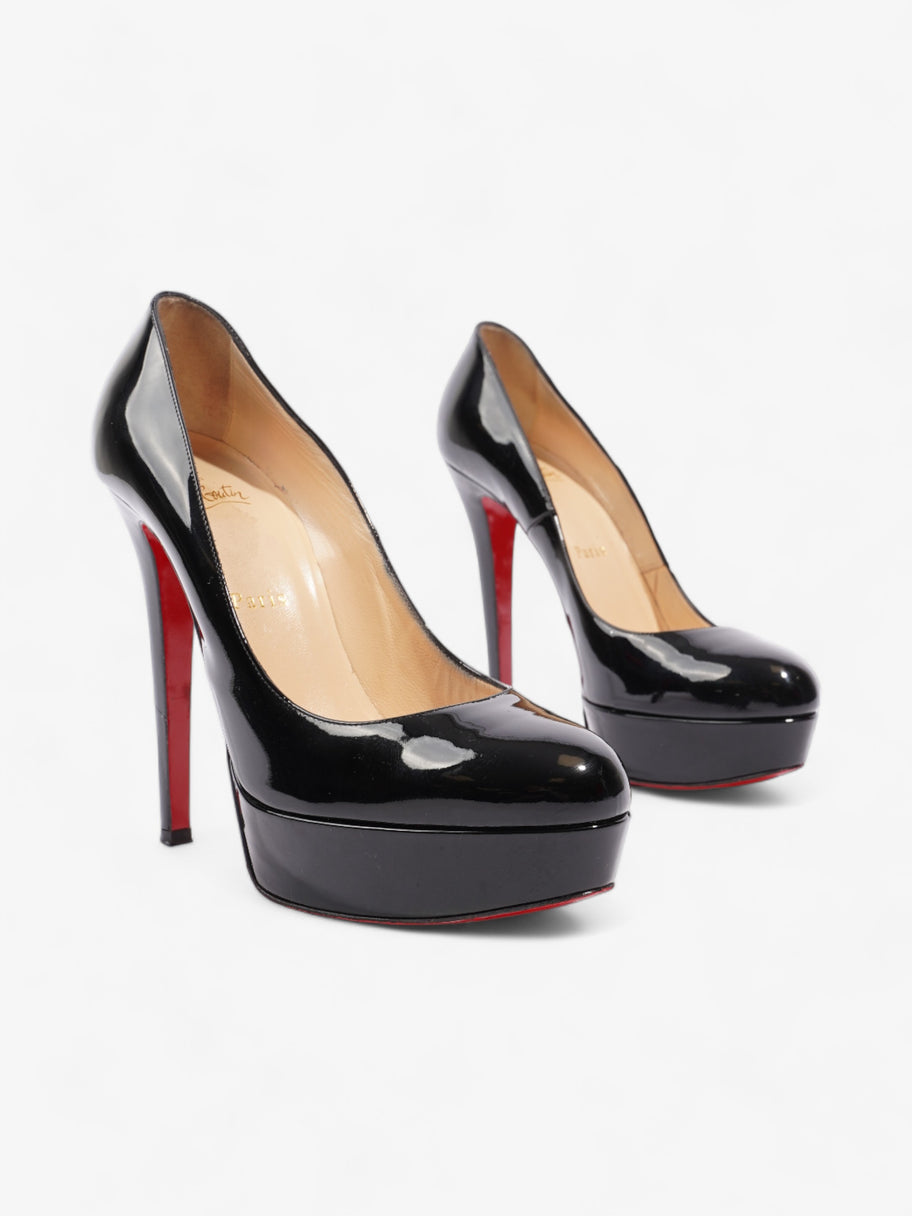 Christian Louboutin Bianca 140mm Black Patent Leather EU 38 UK 5 Image 2