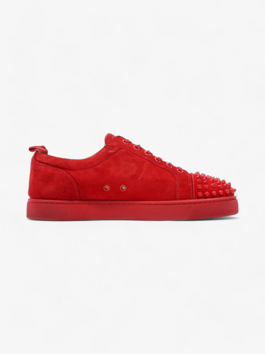 Christian Louboutin Louis Junior Spikes Red Suede EU 42 UK 8 Image 4