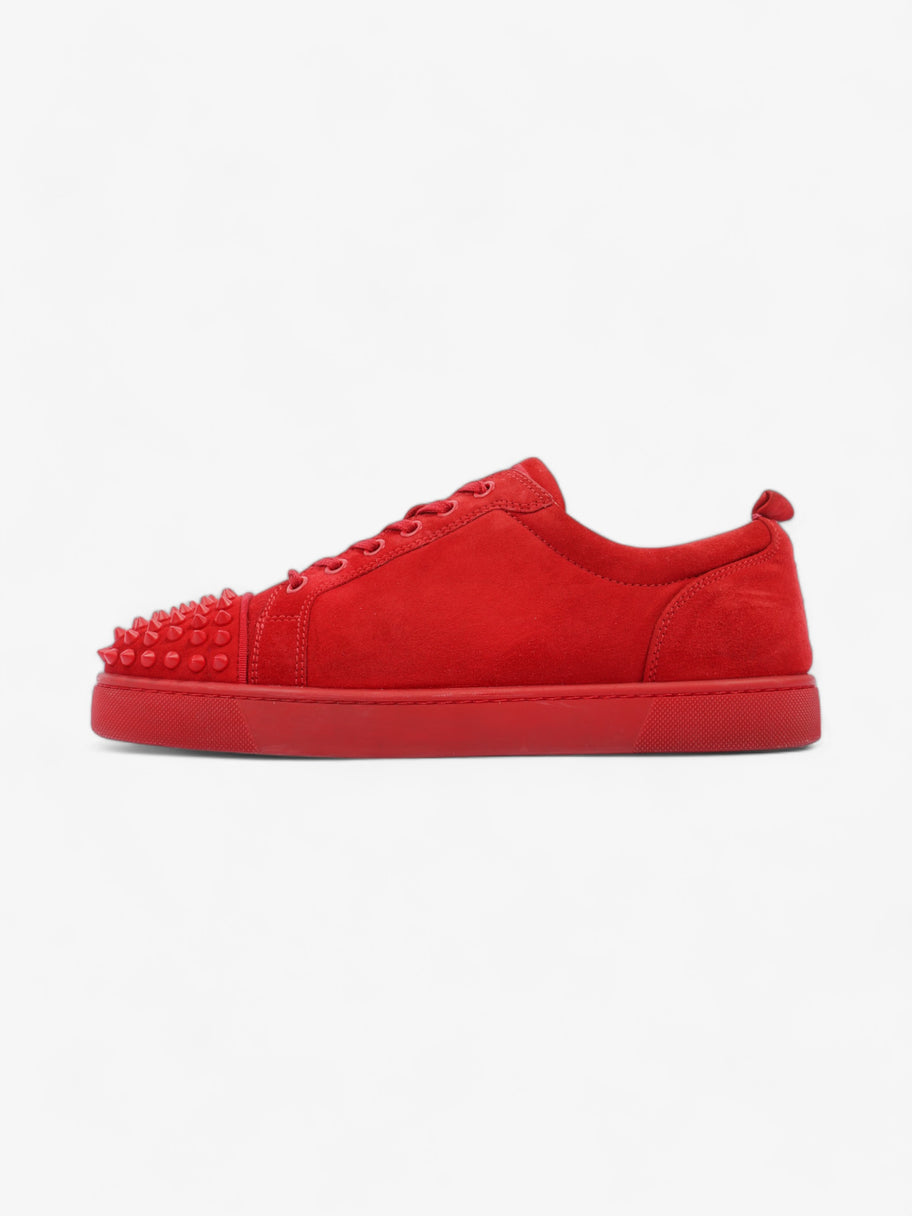 Christian Louboutin Louis Junior Spikes Red Suede EU 42 UK 8 Image 5