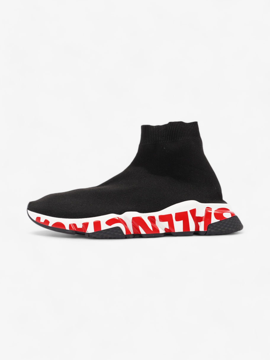 Balenciaga Speed Graffiti Black / White / Red Cotton EU 45 UK 11 Image 5