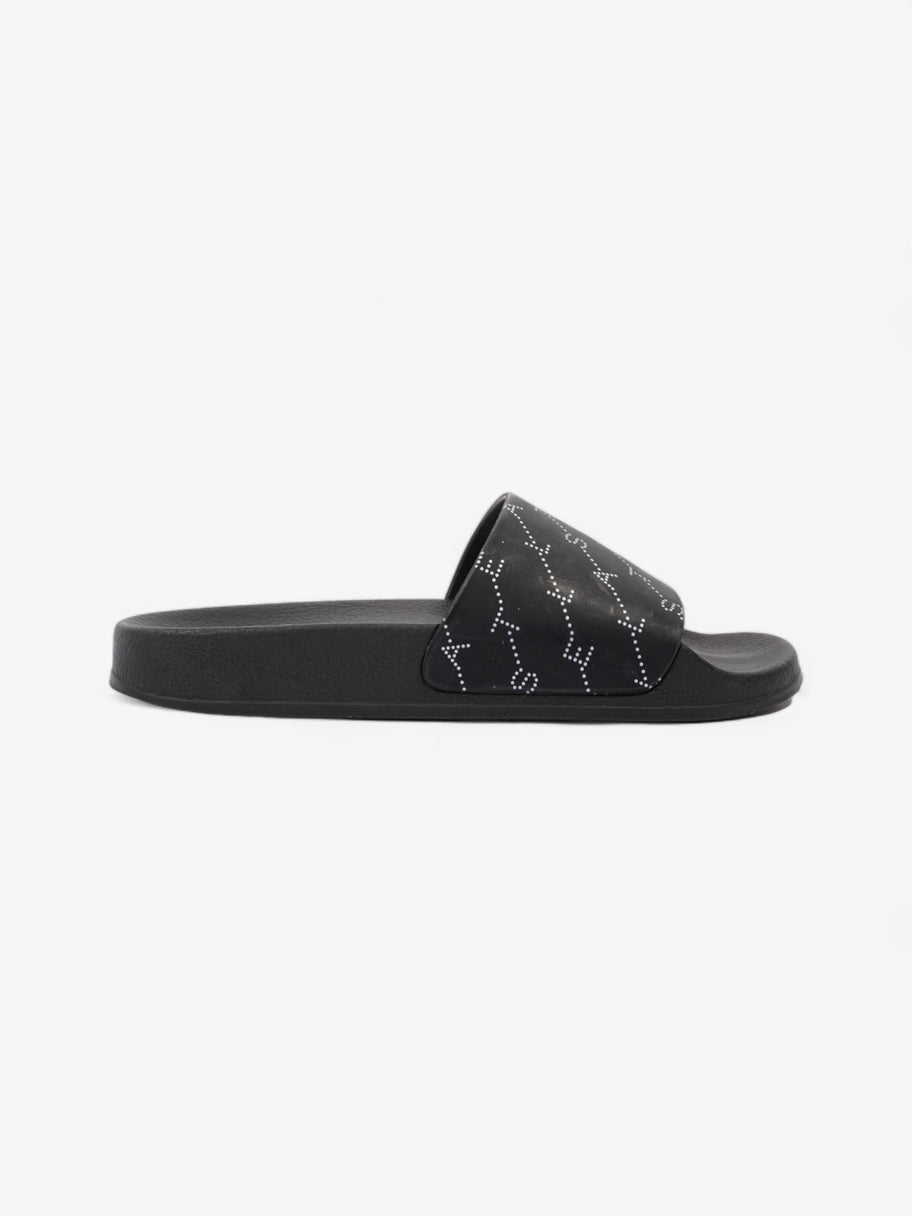 Logo Slides Black / White Rubber EU 35 UK 2 Image 1