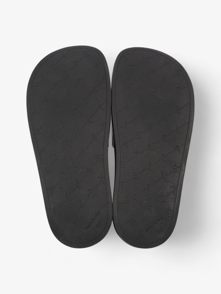 Logo Slides Black / White Rubber EU 35 UK 2 Image 7