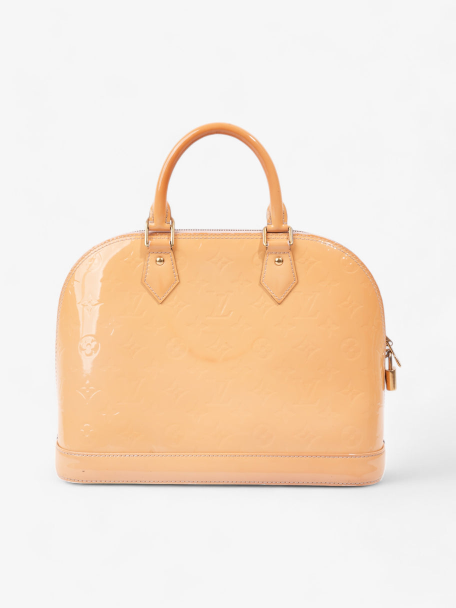 Louis Vuitton Alma Monogram Vernis / Yellow Vernis Leather PM Image 4