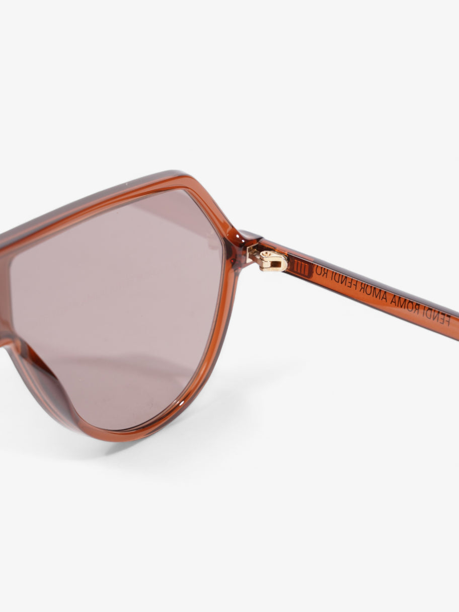 Fendi Fendi Roma Amor Sunglasses Brown Acetate 140mm Image 6