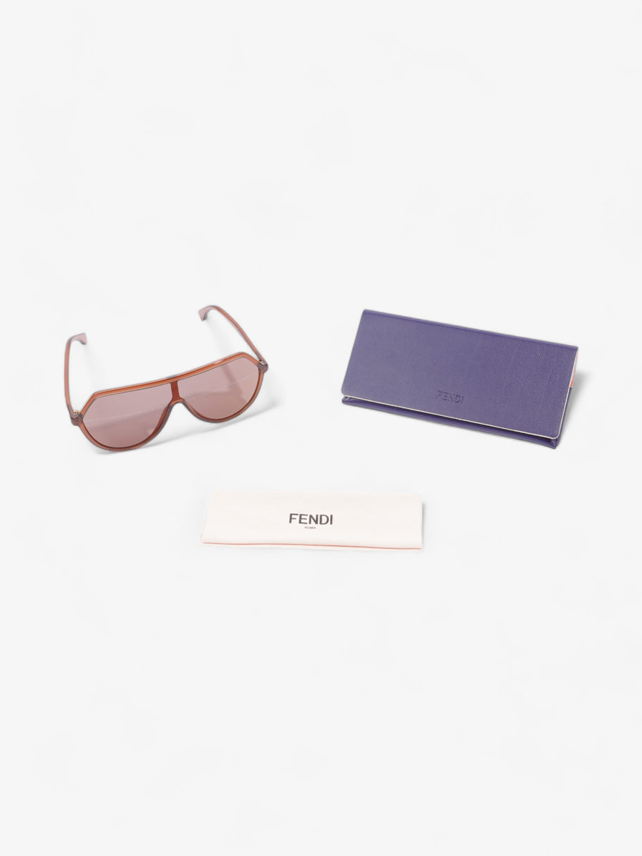 Fendi Fendi Roma Amor Sunglasses Brown Acetate 140mm Image 8