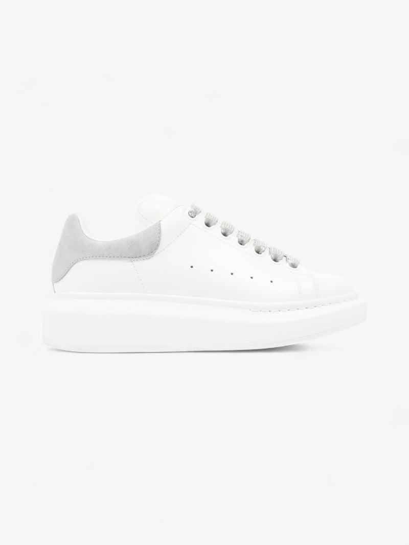  Alexander McQueen Oversized Sneaker White / Grey Tab Leather EU 36.5 UK 3.5