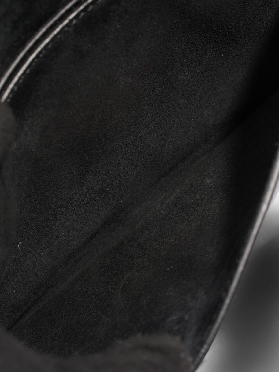 Rockstud Clutch Black Leather Image 10