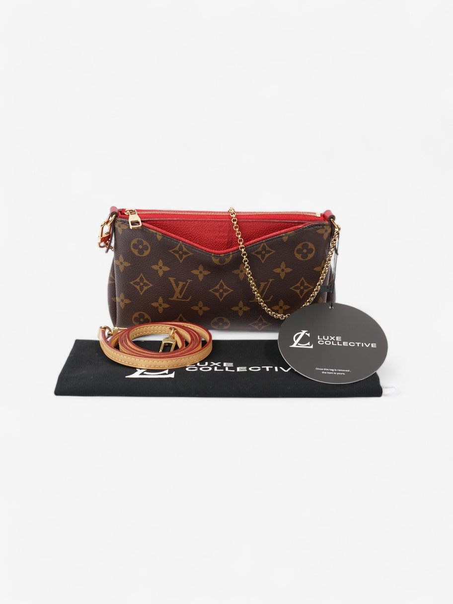 Louis Vuitton Pallas clutch Monogram / cherry Image 9