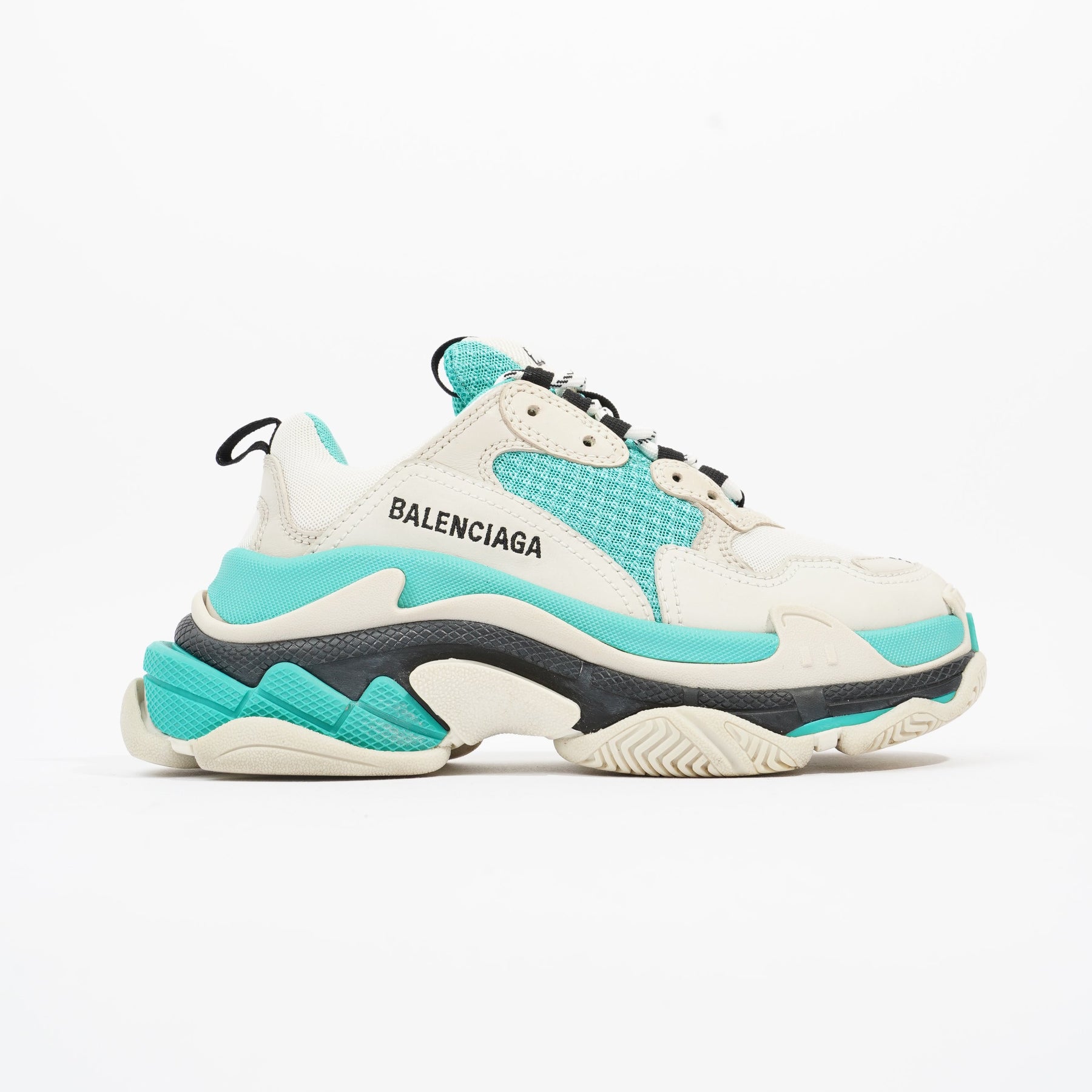 Balenciaga turquoise hot sale triple s