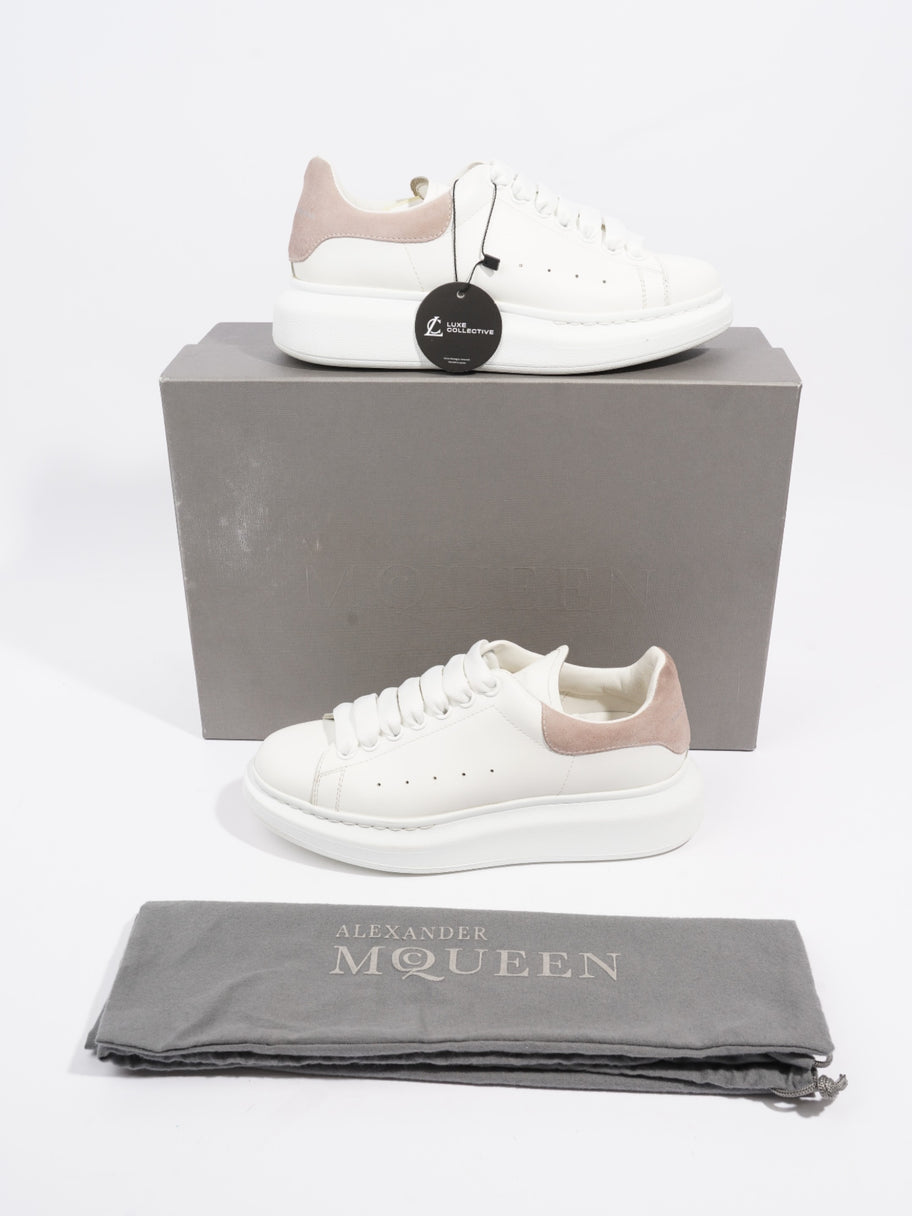 Alexander McQueen Oversized Sneakers White / Pink Tab Leather EU 37 UK 4 Image 10