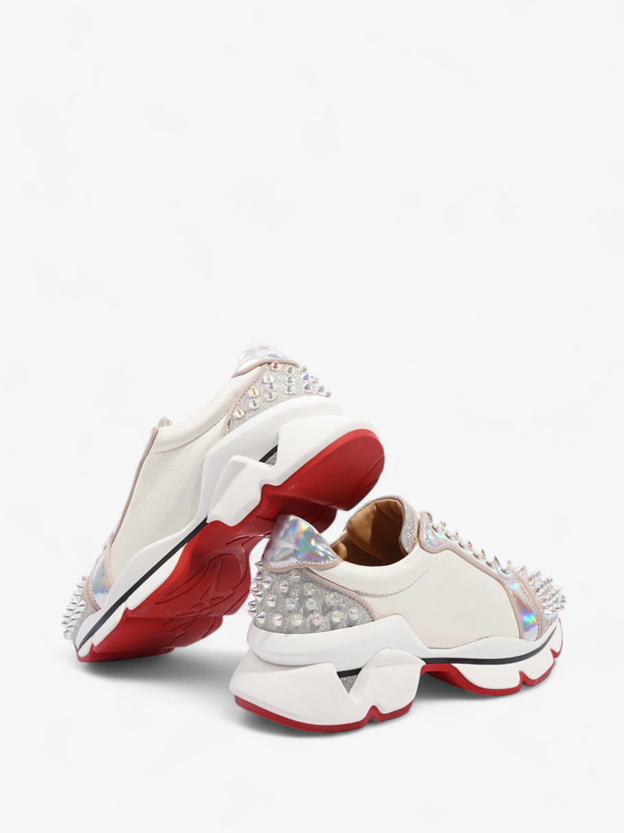 VRS 2018 Orlato Flat Sneakers White / Silver Leather EU 35.5 UK 2.5 Image 9