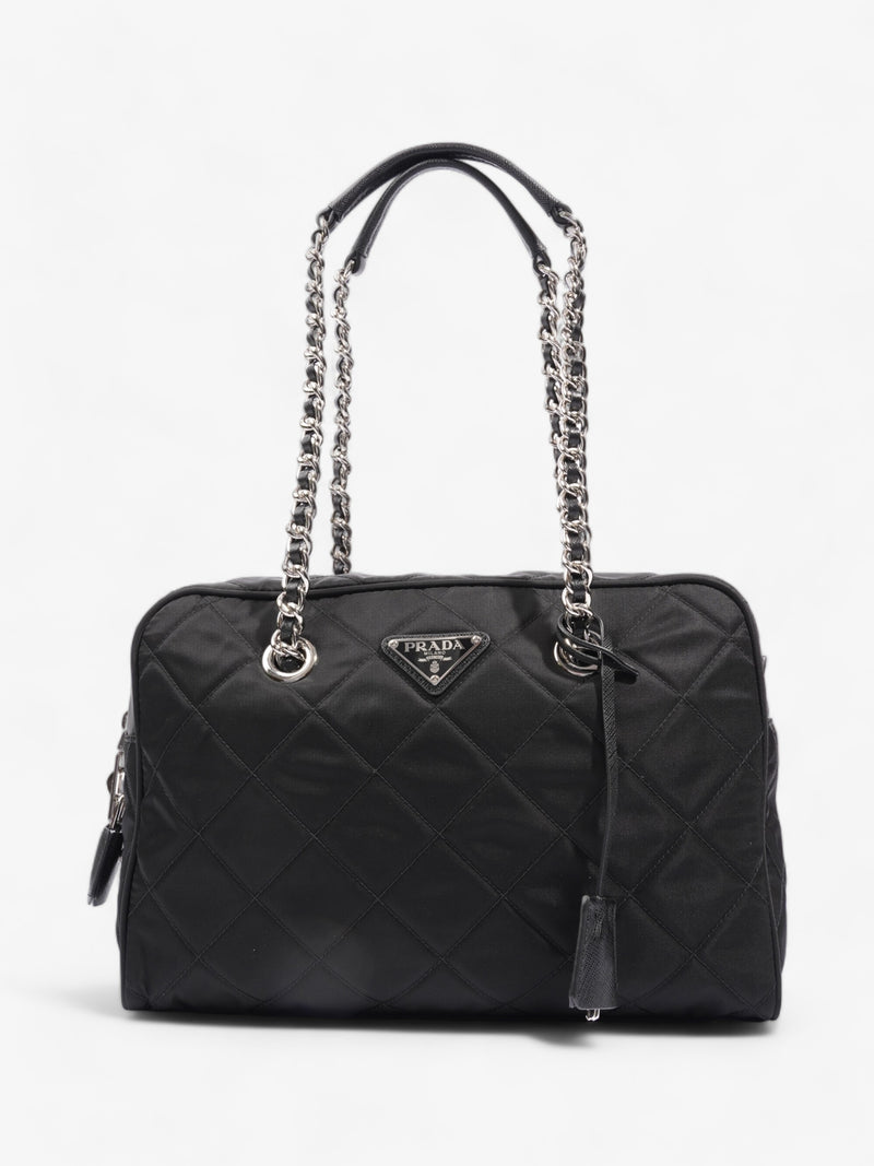  Prada Quilted Tessuto Impuntu Black Nylon