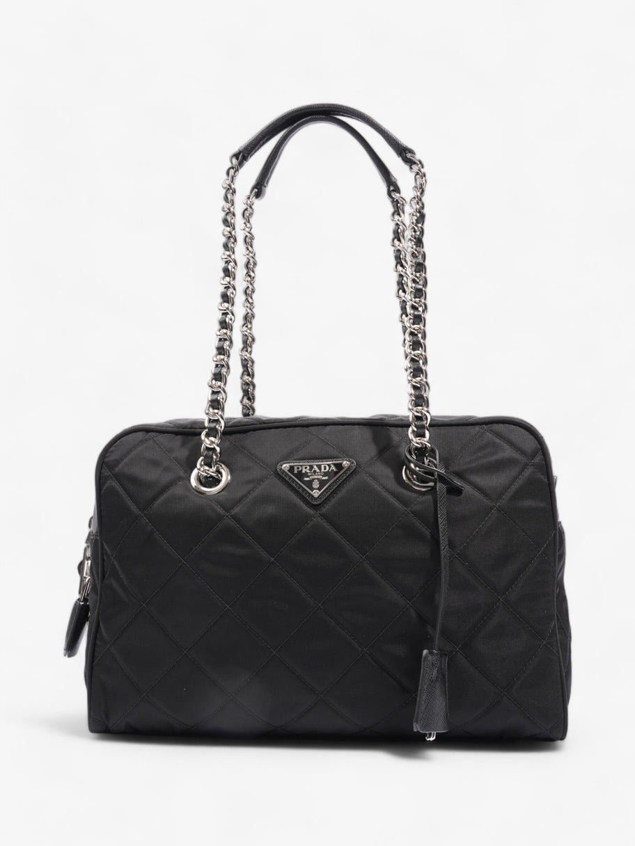 Prada Quilted Tessuto Impuntu Black Nylon Image 1