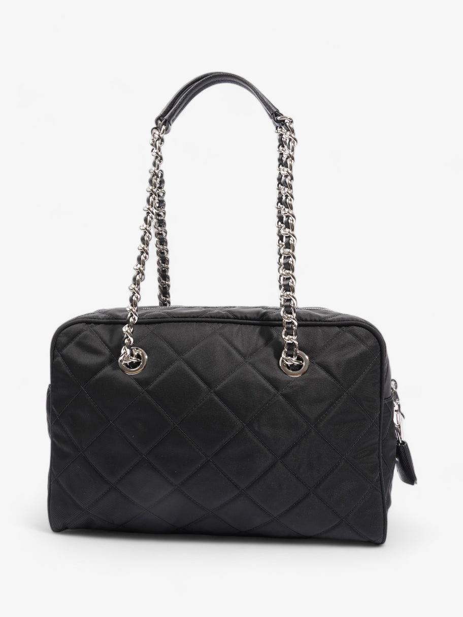 Prada Quilted Tessuto Impuntu Black Nylon Luxe Collective