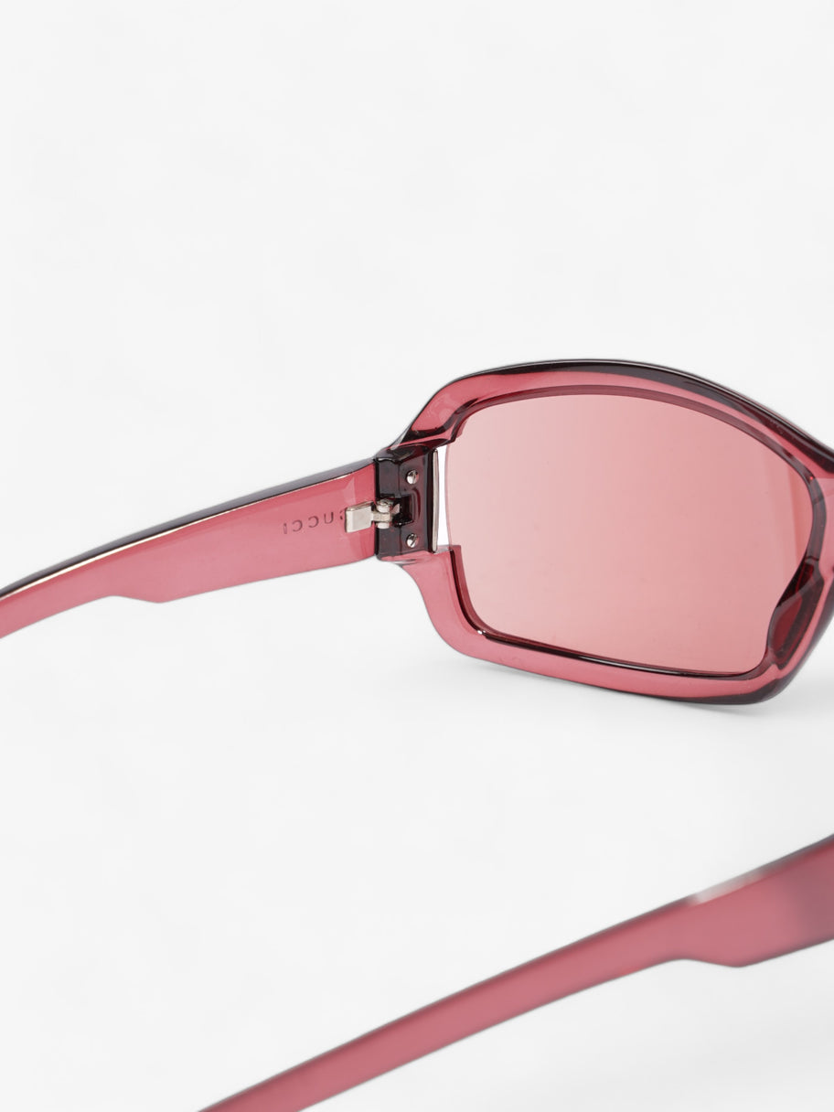 Large Frame Sunglasses Burgundy Acetate 120mm Image 5