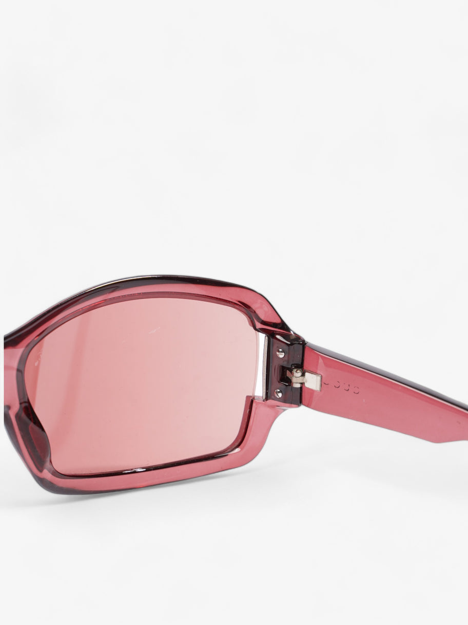 Large Frame Sunglasses Burgundy Acetate 120mm Image 6