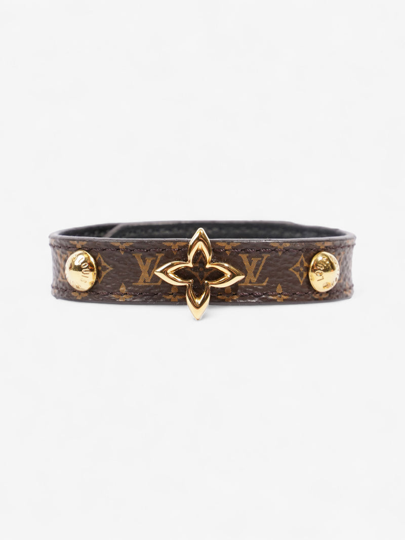  Louis Vuitton Blooming Bracelet Monogram / Gold Coated Canvas