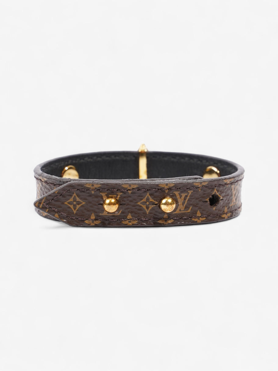 Louis Vuitton Blooming Bracelet Monogram / Gold Coated Canvas Image 3