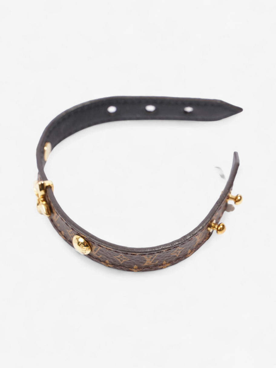 Louis Vuitton Blooming Bracelet Monogram / Gold Coated Canvas Image 4