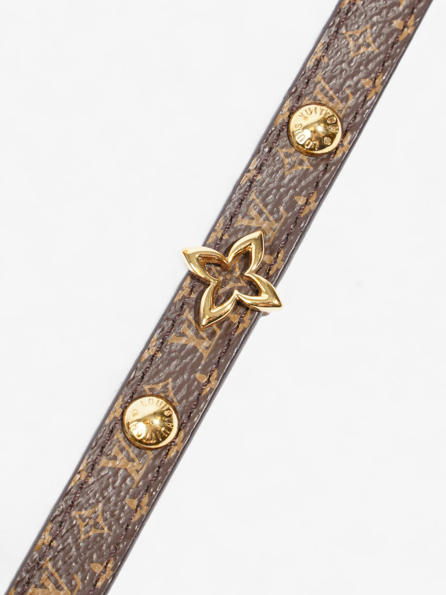 Louis Vuitton Blooming Bracelet Monogram / Gold Coated Canvas Image 5