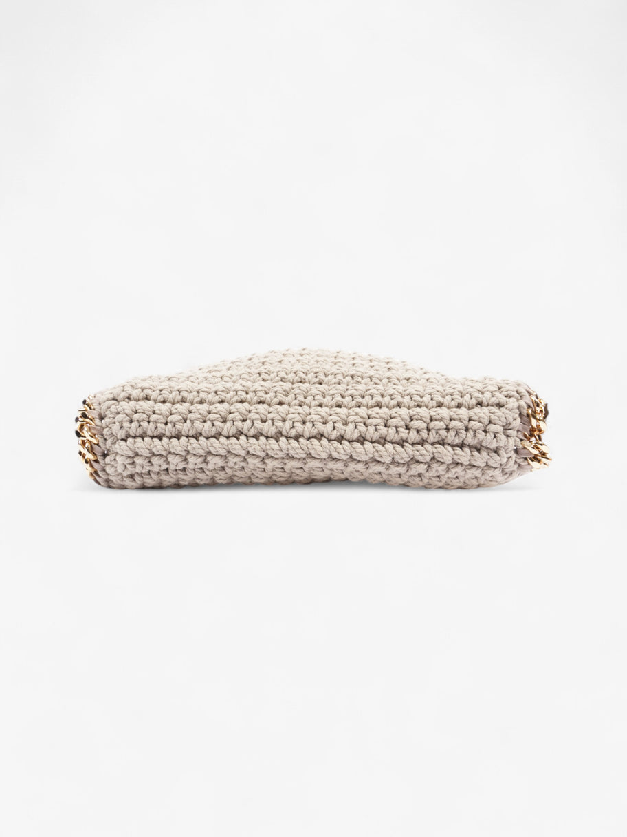 Stella McCartney Crotchet Tote Bag Greige Cotton Mini Image 7