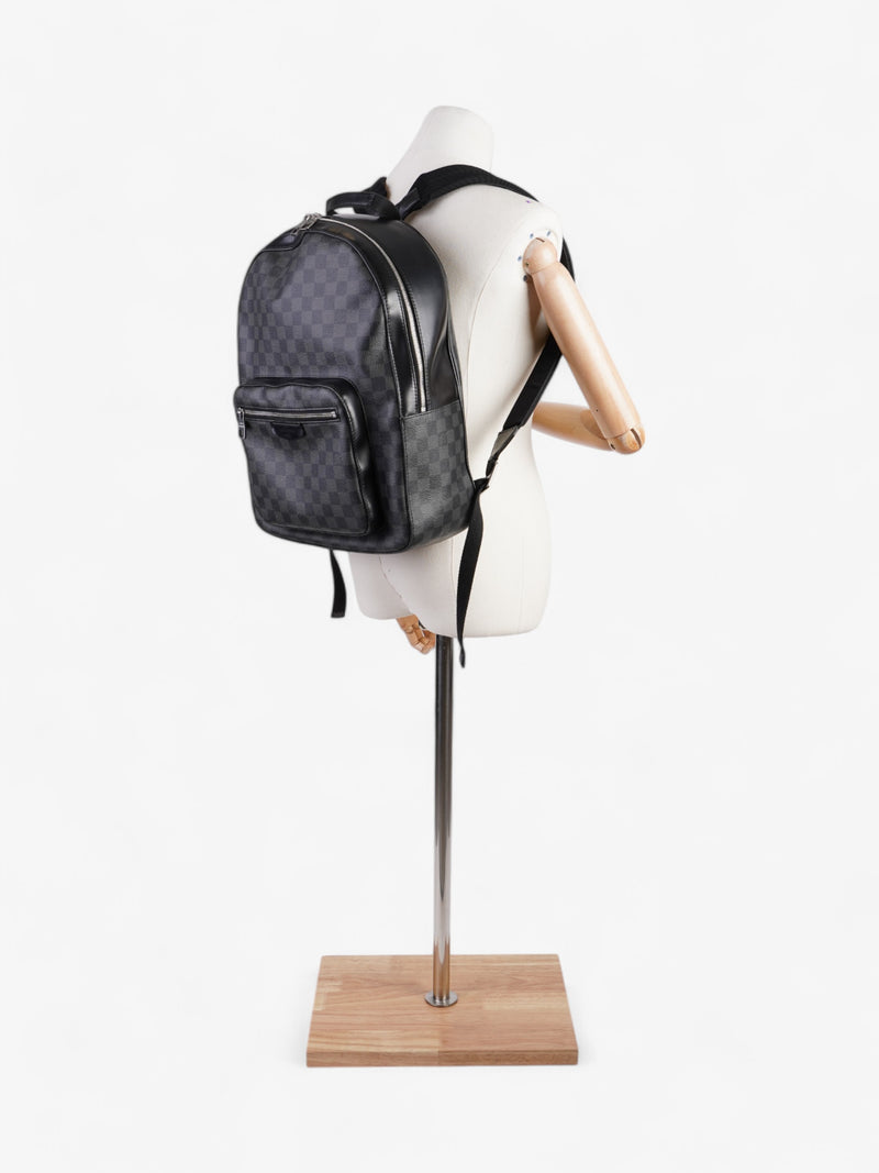  Louis Vuitton Josh Backpack Damier Ebene Coated Canvas