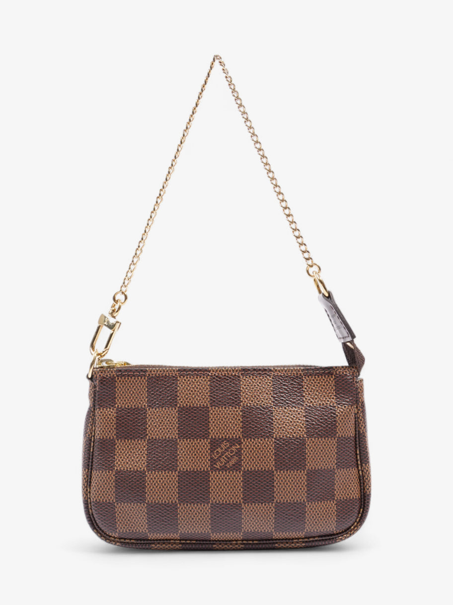 Louis Vuitton Pochette Accessoires Damier Ebene Coated Canvas Mini Image 4