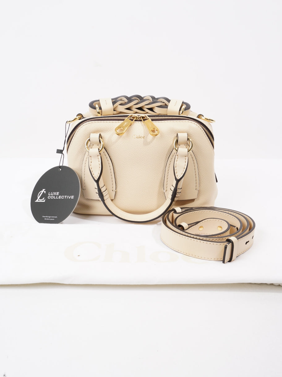 Chloe Daria Beige Leather Small Image 10